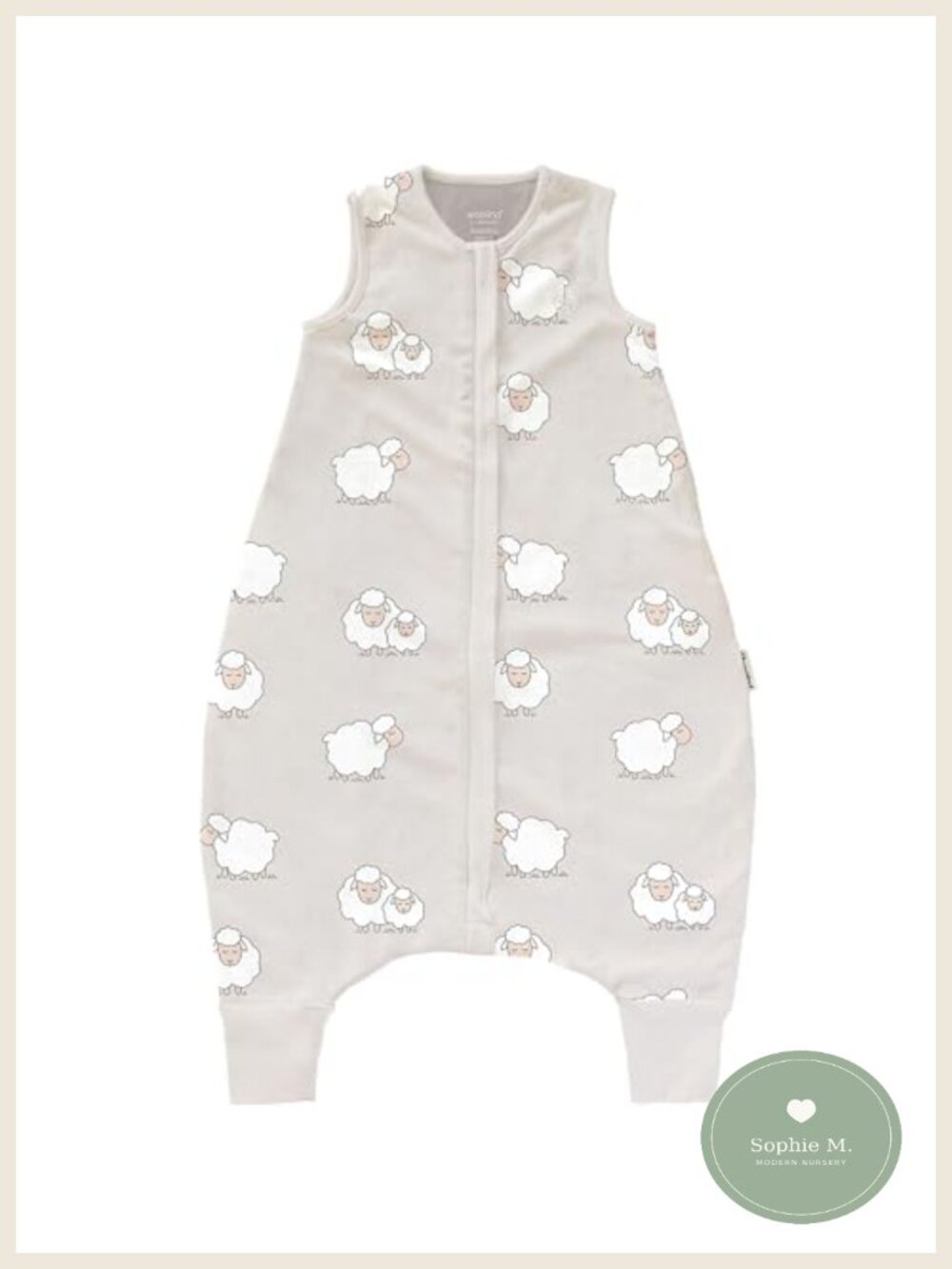 Merino Wool Organic Cotton Toddler Sleep Bag with Feet Opening